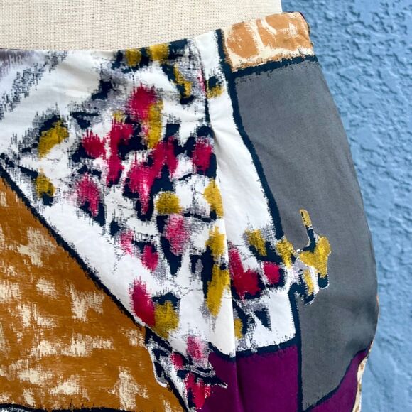 Designer Marni Skirt Cotton Abstract Funky Print Knee Length Clothing - Picture 5 of 11